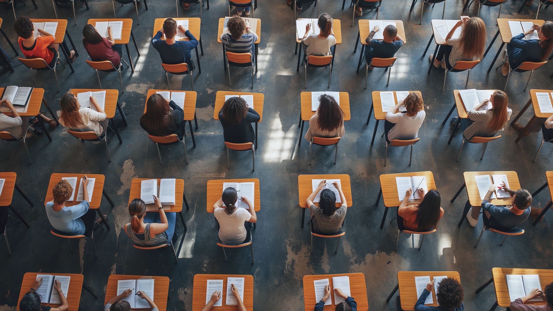 imatge d'examen d'oposicions