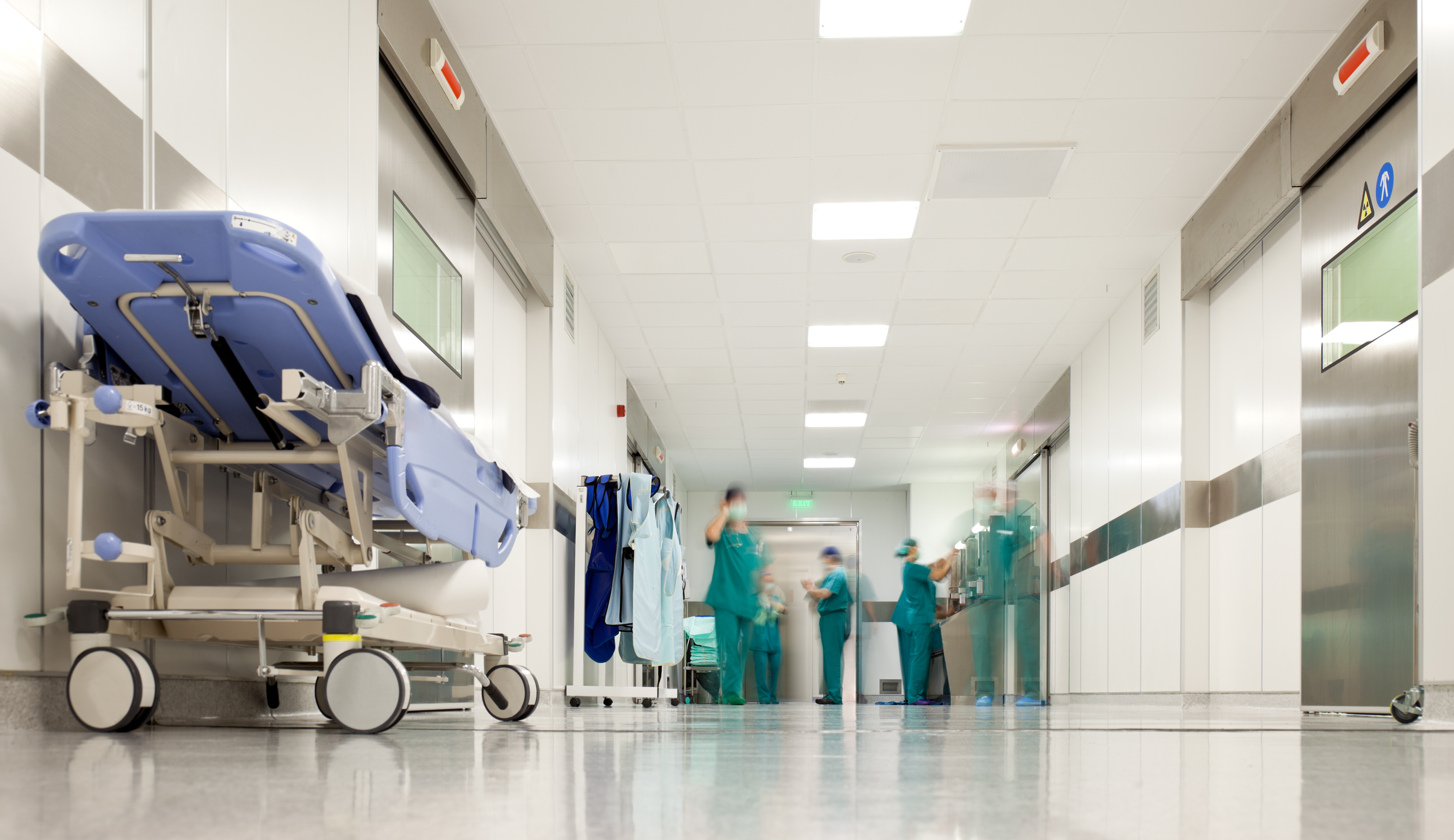 Pasillo de un hospital