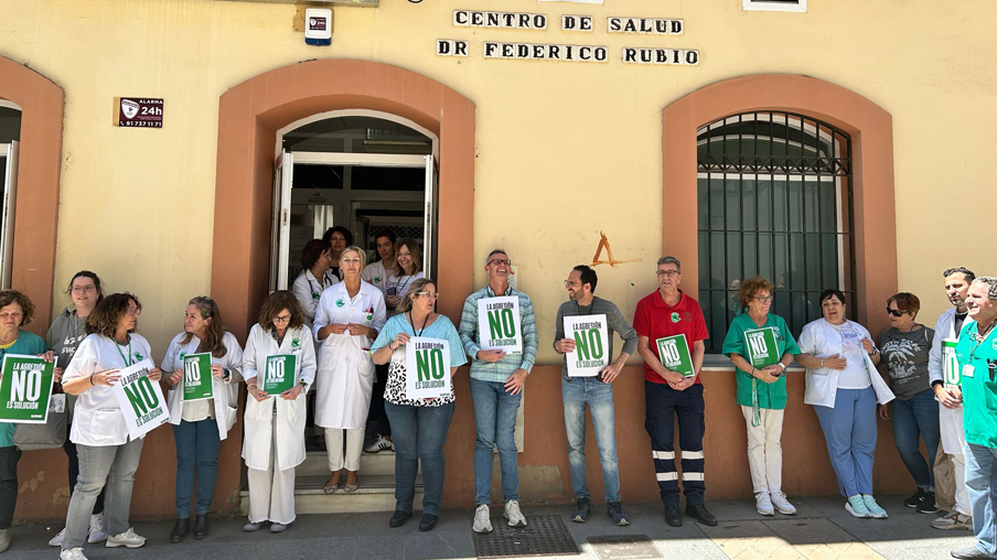 Protesta en centro salud Federico Rubio Cádiz