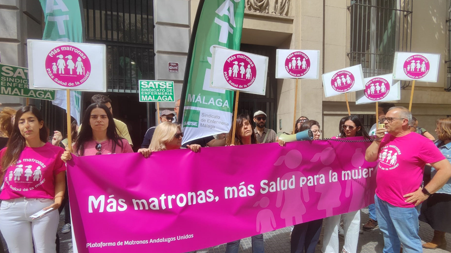 Protesta de SATSE y Matronas