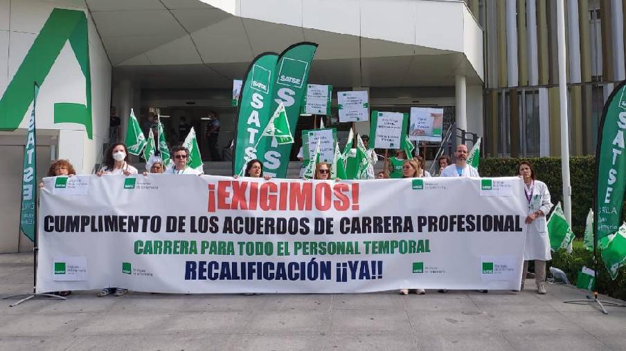 Protestas de SATSE por la Carrera