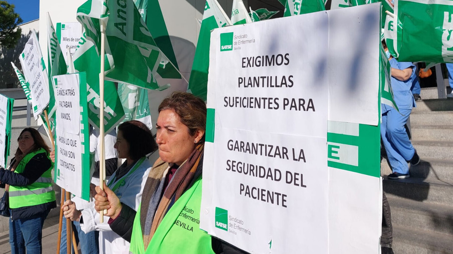Protesta de SATSE por las plantillas de enfermeras del SAS