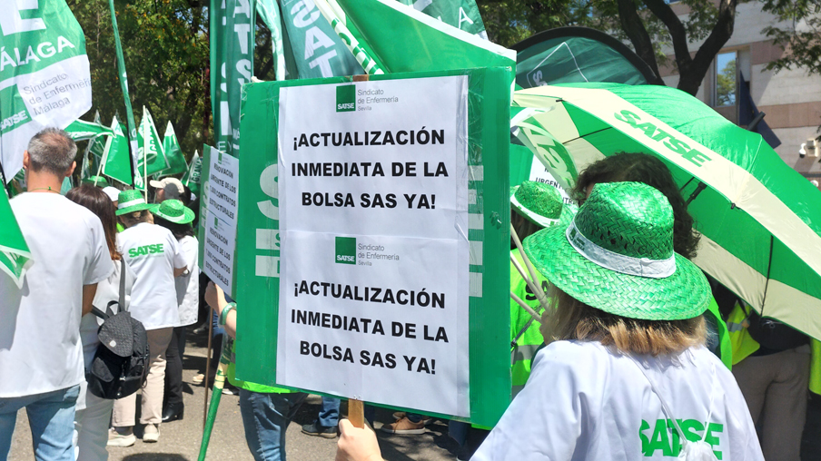 Protesta de SATSE por la Bolsa