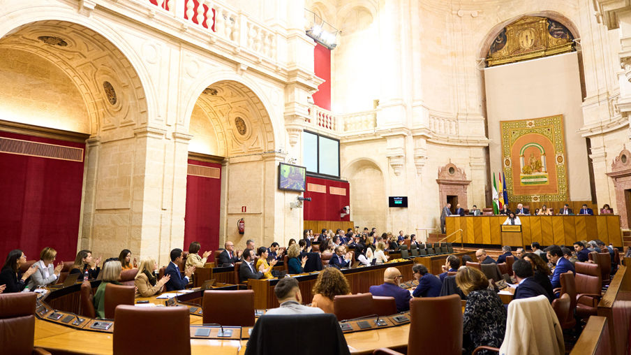 Pleno del Parlamento de Andalucía