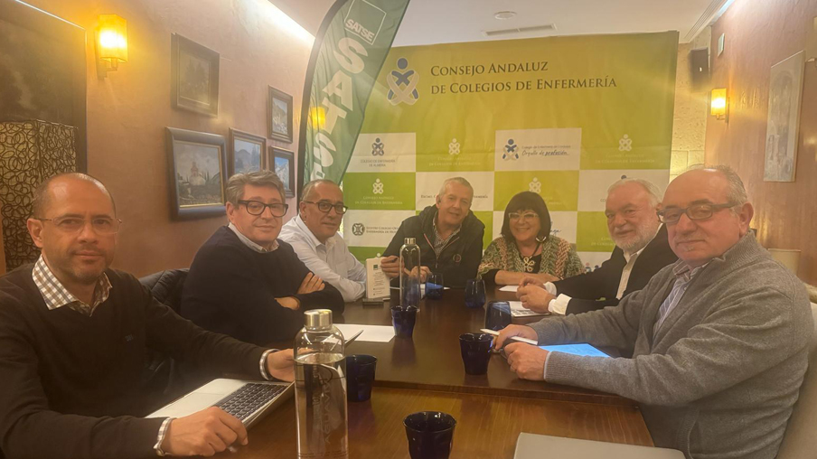 Reunión entre secretariado de SATSE y Colegio de Enfermería