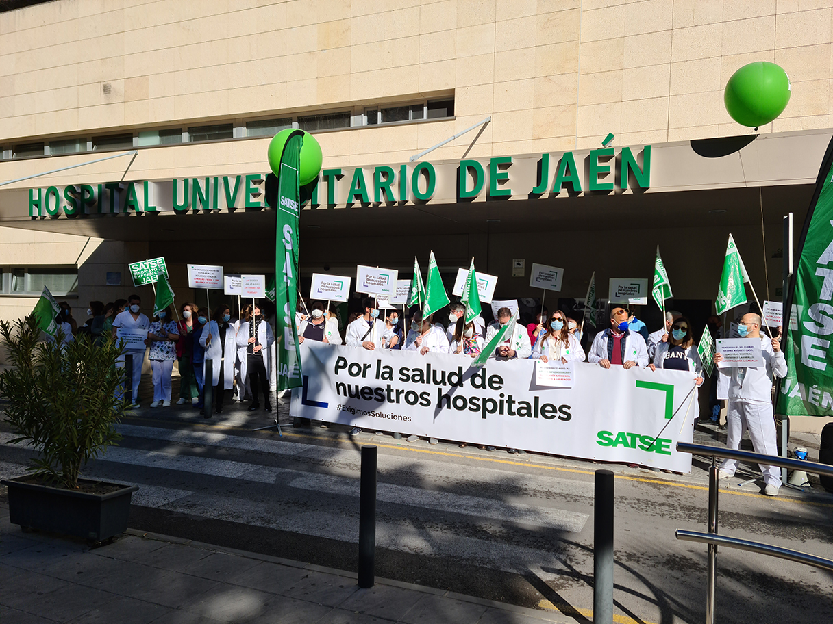 Protesta Complejo Hospitalario de Jaén