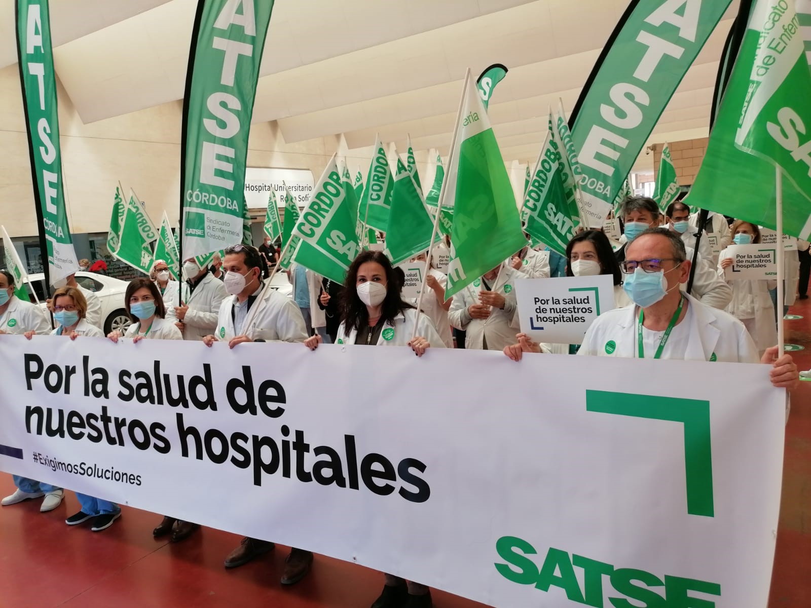 Protesta Hospital Reina Sofía de Córdoba
