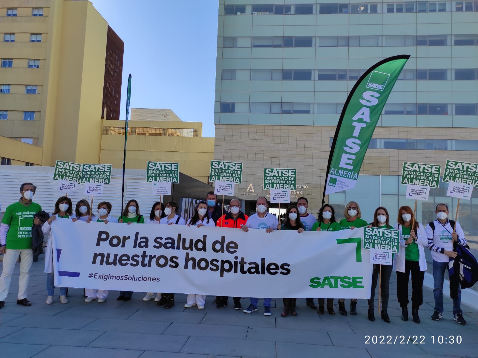 Protesta Complejo Hospitalario Torrecárdenas de Almería