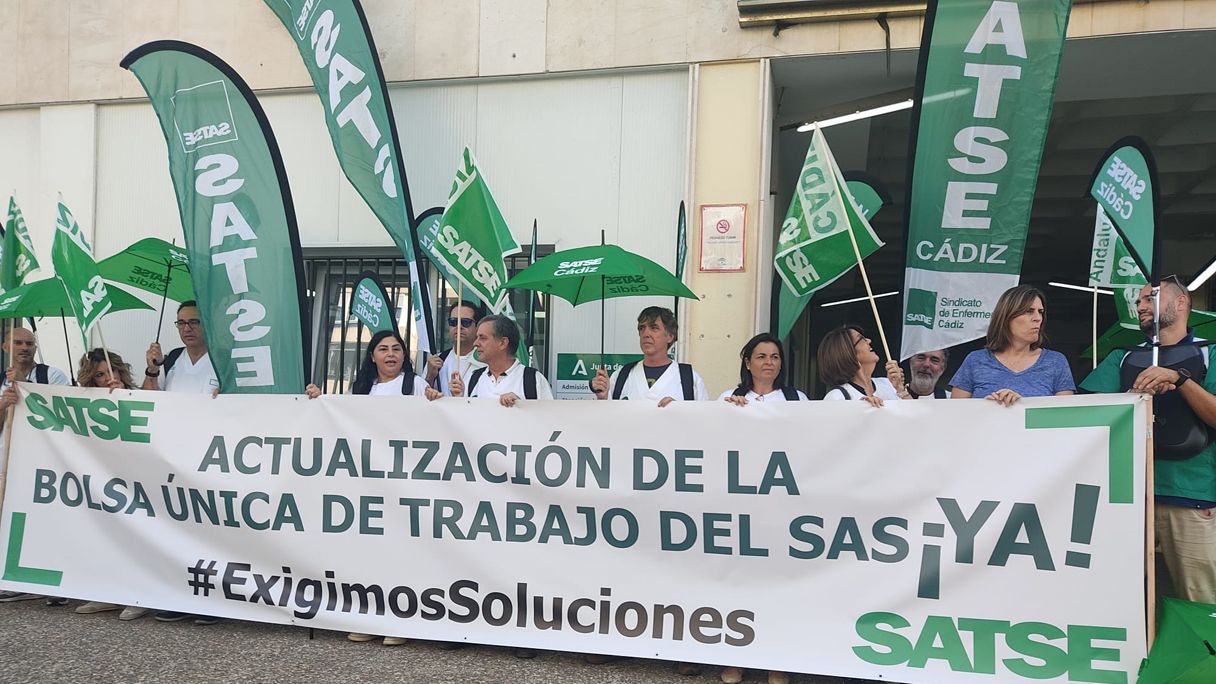 Protesta Bolsa SAS Cadiz 17 octubre 2023