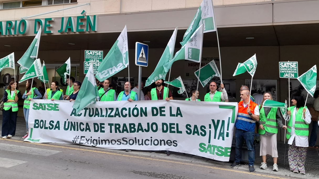 Protesta Bolsa SAS Jaen 17 octubre 2023