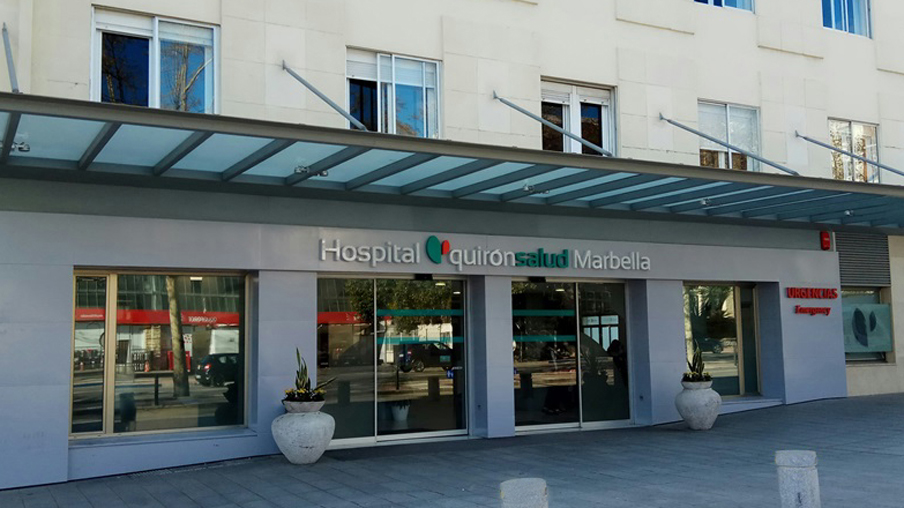 Fachada Hospital quirón Marbella